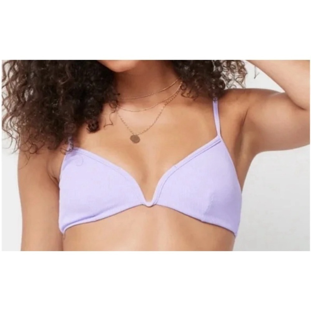 NEW L*SPACE Helena Bikini Top in Wisteria